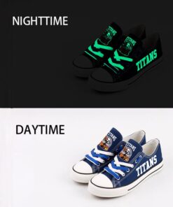 Tennessee Titans Limited Print NFL Students Low Top Canvas Shoes Sport Sneakers 44cf370f 6891 4739 ab16 307fff1c6154