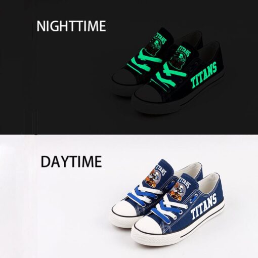 Tennessee Titans Low Top Canvas Sport Sneakers Shoes For Men Women Fans - Image 2