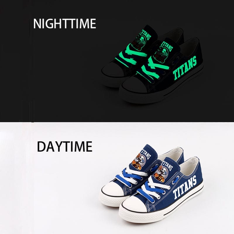 Tennessee Titans Low Top Canvas Sport Sneakers Shoes For Men Women Fans - Image 2
