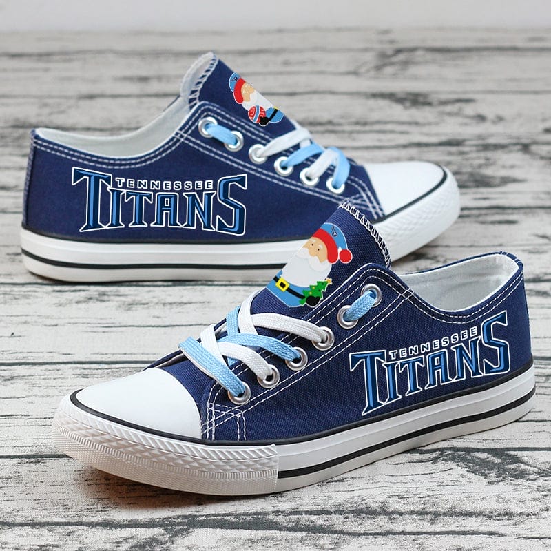 Tennessee Titans Low Top Canvas Sport Sneakers Shoes For Men Women Fans - Image 3