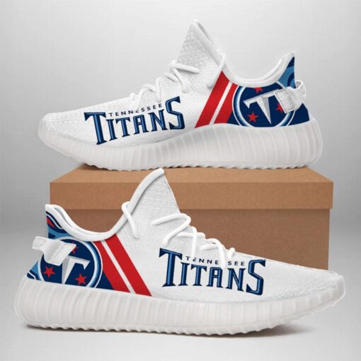 Tennessee Titans NFL 350v Yeezy Sneakers For Men Women Fans - Image 3
