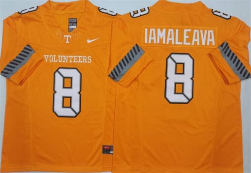 Tennessee Volunteers #8 Nico Iamaleava Jersey F.U.S.E. Football Stitched - Image 2