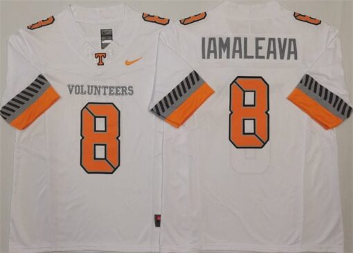 Tennessee Volunteers #8 Nico Iamaleava Jersey F.U.S.E. Football Stitched - Image 3