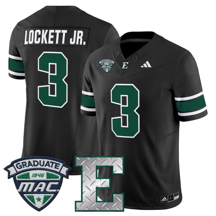 Terry Lockett Jr Jersey #3 Eastern Michigan Eagles 2025 Limited Stitched