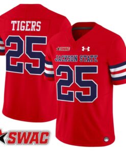 Tigers Jersey #25 Jackson State Tigers 2025 Vapor Limited Stitched