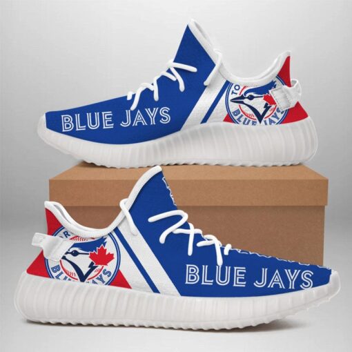 Toronto Blue Jays 350v Yeezy Sneakers For Men Women Fans
