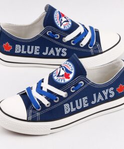 Toronto Blue Jays Limited Print MLB Students Low Top Canvas Shoes Sport Sneakers 1 a9e17e50 a9fb 44ab a171 f2e9aeb3b067