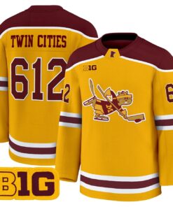 Twin Cities Jersey 612 Minnesota Golden Gophers 2025 26 Stitched Gold cc10b5ef fa5b 4438 8723 2c7ce04540ae