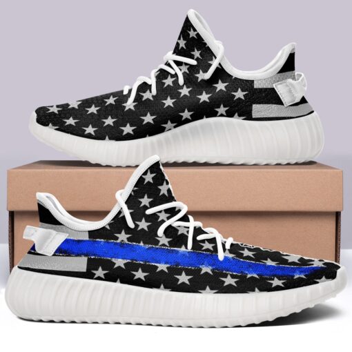 USA Flag 350v Yeezy Sneakers For Men Women Fans - Image 4