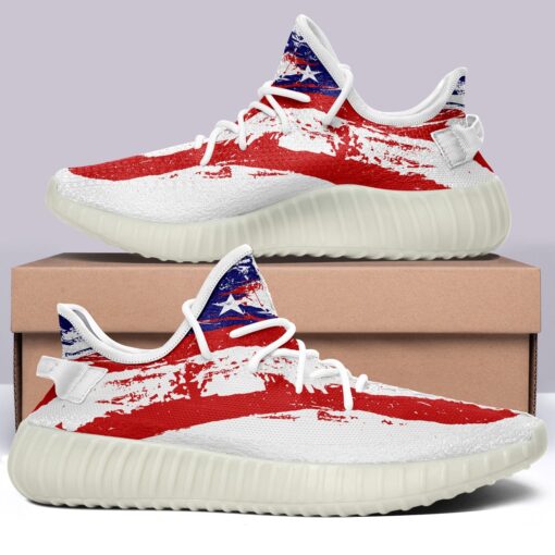 USA Flag V42 350v Yeezy Sneakers For Men Women Fans - Image 3