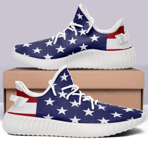 USA Flag 350v Yeezy Sneakers For Men Women Fans - Image 6