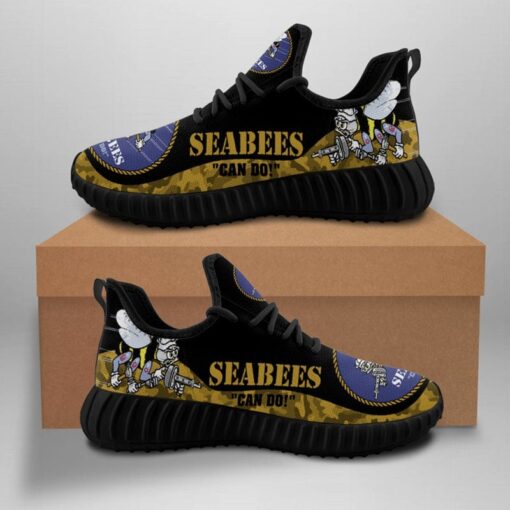 United States Seabees Can Do Sneaker Shoes Hot For Men Women Fans - Image 2