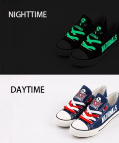 Washington Nationals Limited Print MLB Students Low Top Canvas Shoes Sport Sneakers 58a6879c 51bf 411d b9ea ff0f46093eb6