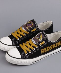 Washington Redskins Low Top Canvas Sport Sneakers Shoes For Men Women Fans