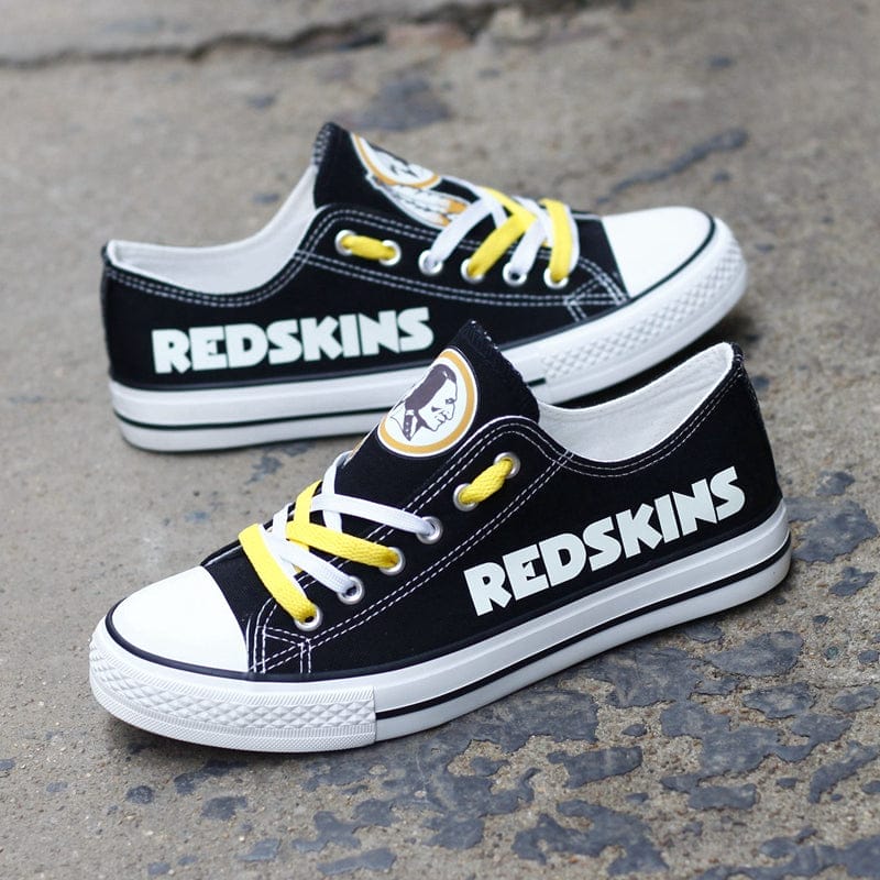 Washington Redskins Low Top Canvas Sport Sneakers Shoes For Men Women Fans 2 Washington Redskins Low Top Canvas Sport Sneakers Shoes For Men Women Fans - Image 2