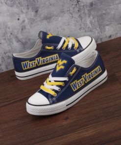 West Virginia Mountaineers Sport Sneakers Shoes For Men Women Fans