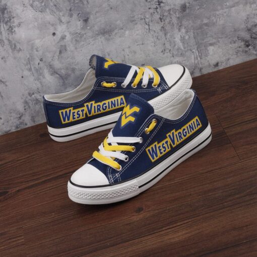 West Virginia Mountaineers Sport Sneakers Shoes For Men Women Fans