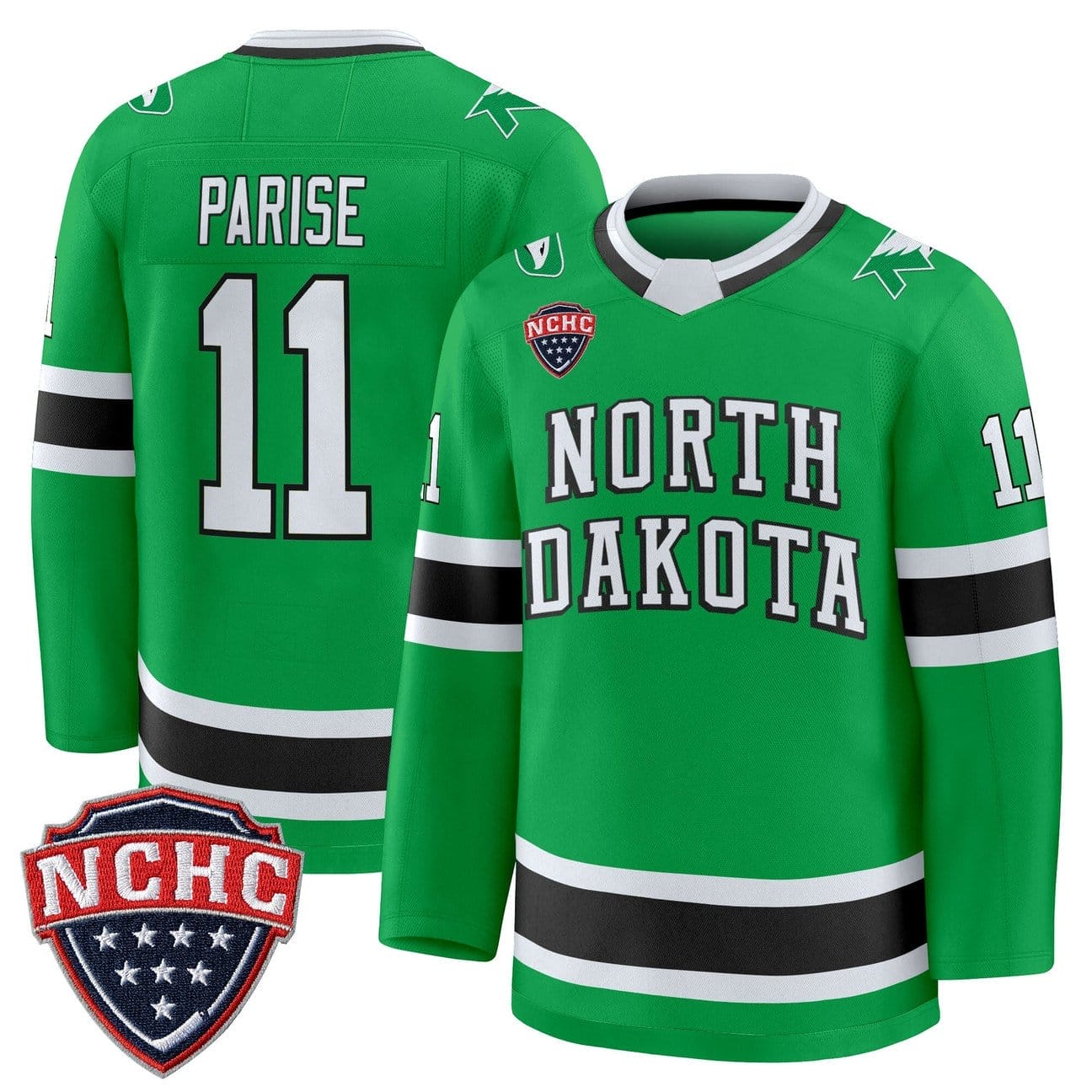 Zach Parise Jersey #11 North Dakota Fighting Hawks 2025-26 Stitched - Image 4