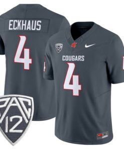 Zevi Eckhaus Jersey #4 Washington State Cougars 2025 V2 Vapor Limited Stitched