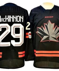 2026 Winter Olympics Team Canada #29 Nathan MacKinnon Hockey Jersey Black