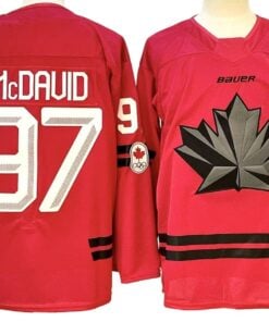 2026 Winter Olympics Team Canada #97 Connor McDavid Red Hockey Jersey