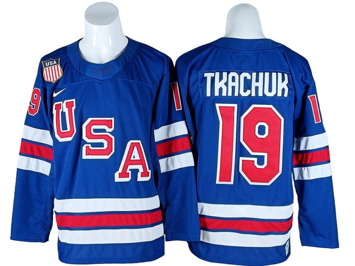 2026 Winter Olympics Team USA #19 Matthew Tkachuk Blue Hockey Jersey Stitched 1 2026 Winter Olympics Team USA #19 Matthew Tkachuk Blue Hockey Jersey Stitched