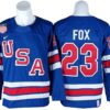 2026 Winter Olympics Team USA #23 Adam Fox Blue Hockey Jersey Stitched 4 2026WinterOlympicsTeamUSA 23AdamFoxBlueHockeyJersey
