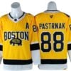 BostonBruins 88DavidPastrnakYellow2026WinterClassicJersey