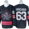 Brad Marchand Jersey 63 Winter Olympics Team Canada 2026 Stitched Black