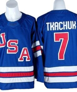 Brady Tkachuk Jersey #7 Winter Olympics Team USA 2026 Hockey Stitched