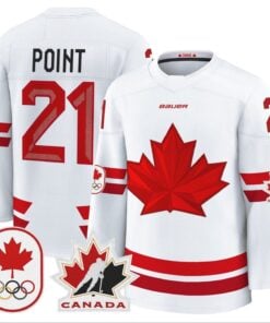 Brayden Point Jersey 21 Canada Olympic Premium Hockey Stitched White