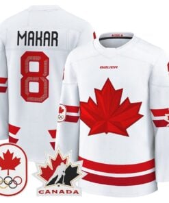 Cale Makar Jersey 8 Canada Olympic Premium Hockey Stitched White