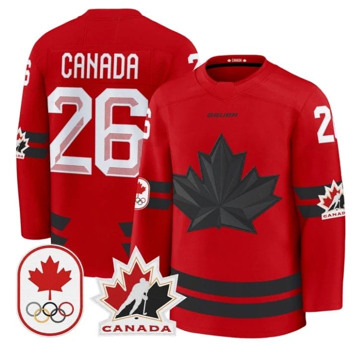 Canada Jersey #26 Canada Olympic 2026 Premium Hockey All Stitched - Image 2