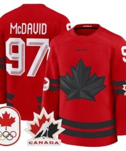 Connor McDavid Jersey #97 Canada Olympic Premium Hockey Stitched 5 Connor McDavid Jersey 97 Canada Olympic Premium Hockey Stitched Red