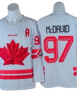 Connor McDavid Jersey 97 Winter Olympics Team Canada 2026 Hockey Stitched White