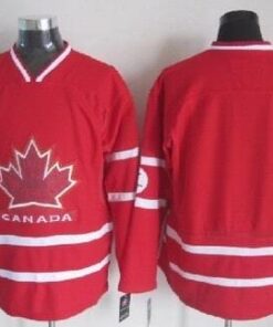 Custom Olympics Canada Jersey Name And Number 2010 Red