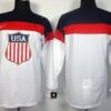 Custom Olympics USA Jersey Name And Number 2014 White 5 Custom Olympics USA Jersey Name And Number 2014 White