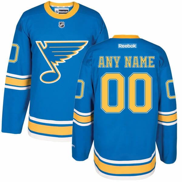 Custom St. Louis Blues Jersey Name And Number 2017 Winter Classic Reebok