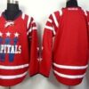 Custom Washington Capitals Jersey Name And Number 2015 Winter Red Classic