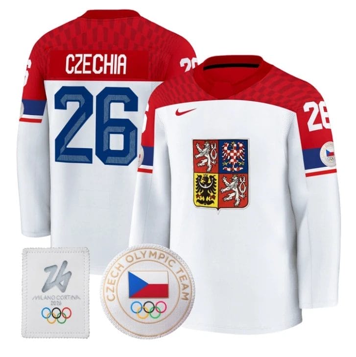 Czechia Jersey #26 Czechia Olympic 2026 Premium Hockey All Stitched 2 Czechia Jersey #26 Czechia Olympic 2026 Premium Hockey All Stitched - Image 2