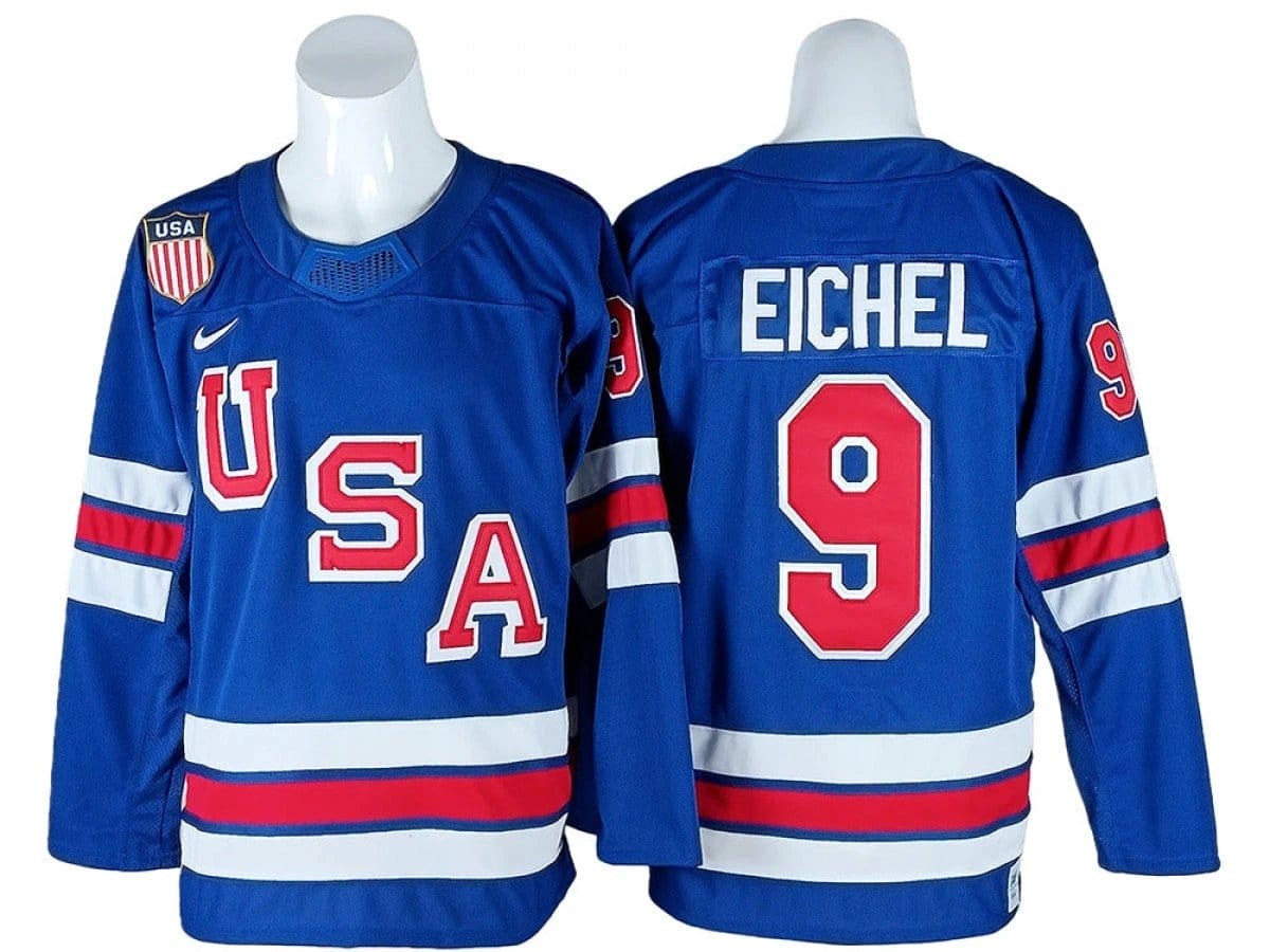 Jack Eichel Jersey #9 Winter Olympics Team USA 2026 Hockey Stitched