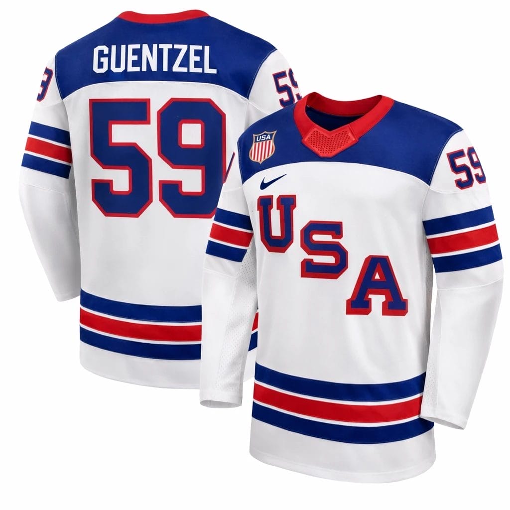 Jake Guentzel Jersey Team USA Winter Olympics 2026 Hockey Premium STITCHED 2 Jake Guentzel Jersey Team USA Winter Olympics 2026 Hockey Premium STITCHED - Image 2