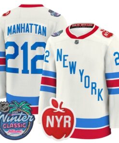 Manhattan Jersey #212 New York Rangers 2026 Winter Classic Premium Stitched