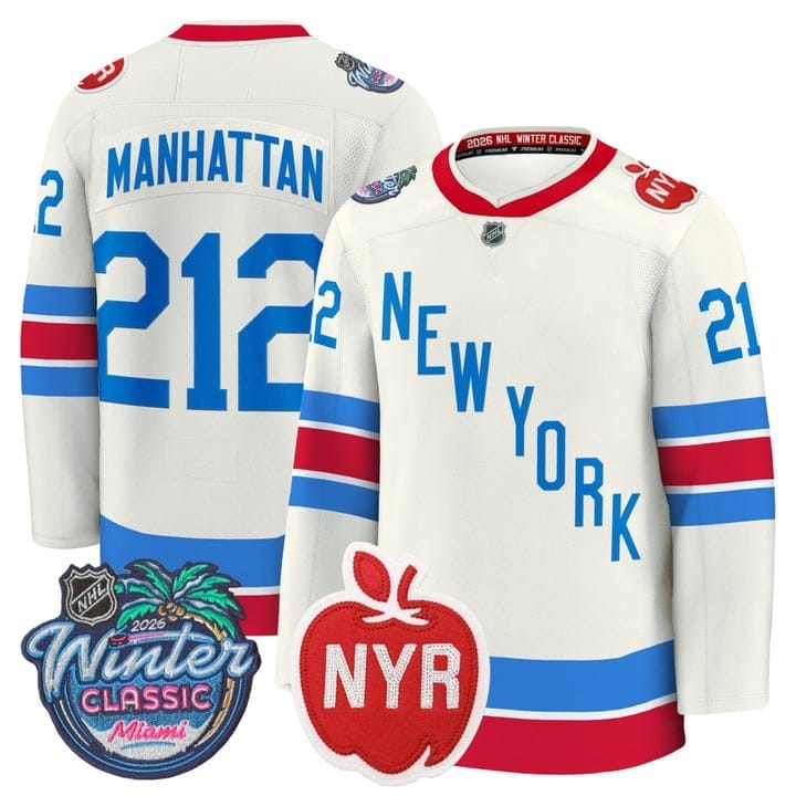 ManhattanJersey 212NewYorkRangers2026WinterClassicPremiumStitched