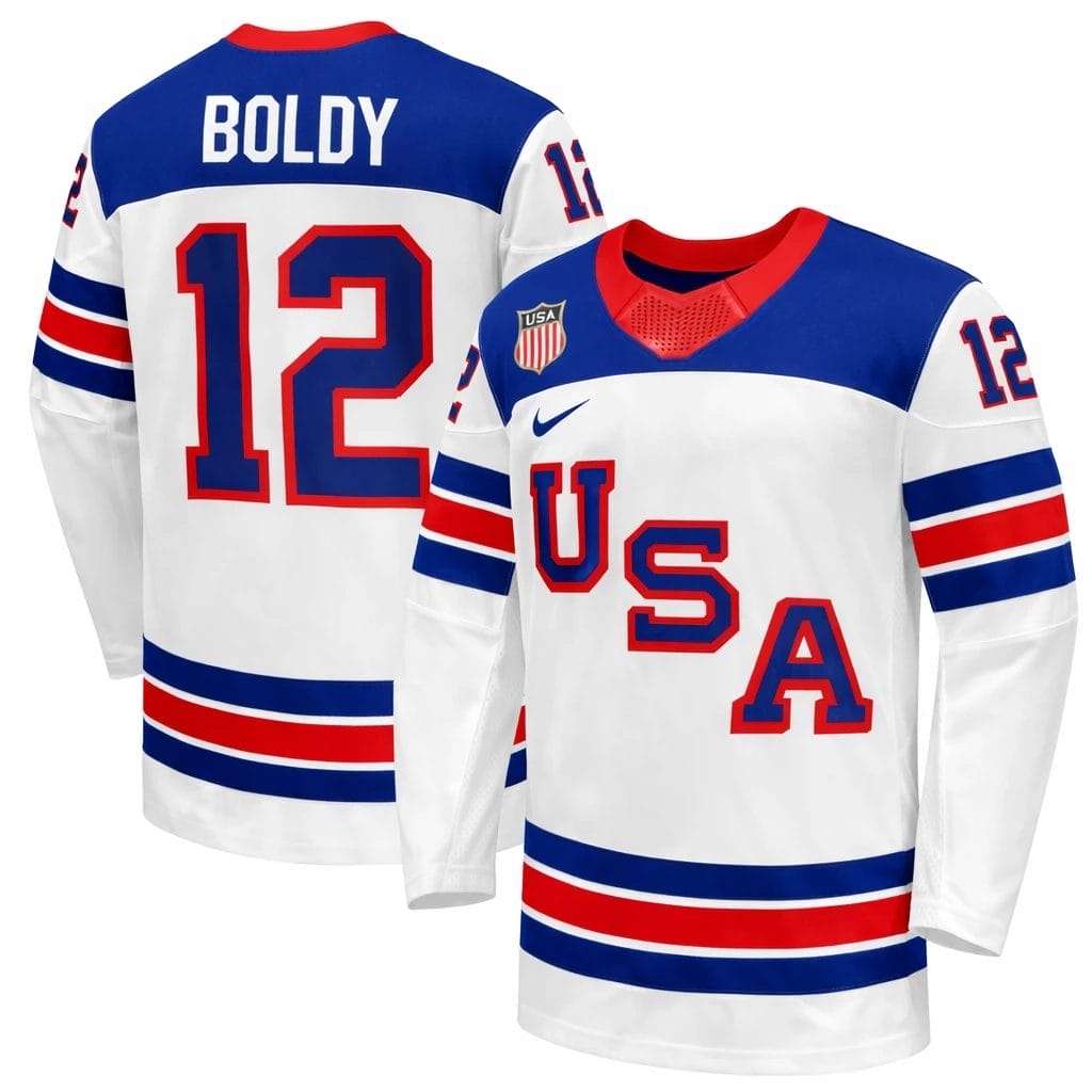 Matt Boldy Jersey Team USA Winter Olympics 2026 Hockey Premium STITCHED 2 Matt Boldy Jersey Team USA Winter Olympics 2026 Hockey Premium STITCHED - Image 2