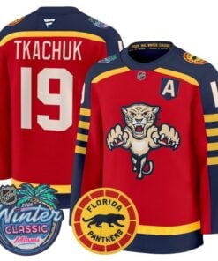 Matthew Tkachuk Jersey #19 Florida Panthers 2026 Winter Classic Premium Stitched