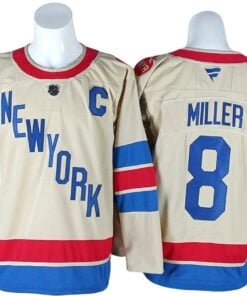 New York Rangers #8 J.T. Miller Beige 2026 NHL Winter Classic Jersey