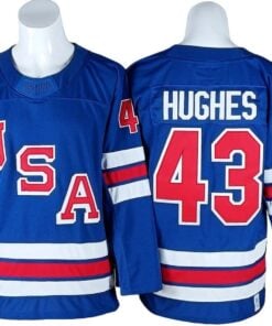 Quinn Hughes Jersey #43 Winter Olympics Team USA 2026 Hockey Stitched