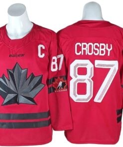 Alternative view of Sidney Crosby Jersey #87 Winter Olympics Team Canada 2026 Hockey Stitched