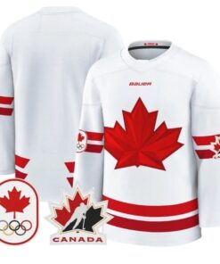 Team Jersey Blank Canada Olympic 2026 Premium Hockey All Stitched 6 Team Jersey Blank Canada Olympic 2026 Premium Hockey All Stitched White